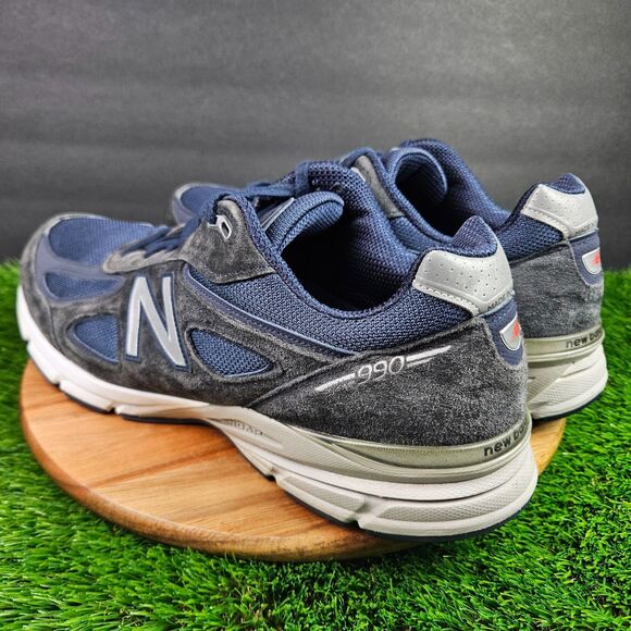 New Balance 990v4 Shoes Mens Size 15 D Blue Suede Running Sneakers M990NV4 main image 10